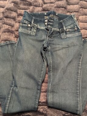 Diamond Supply Co. Women's Skinny Jeans - Dark Blue